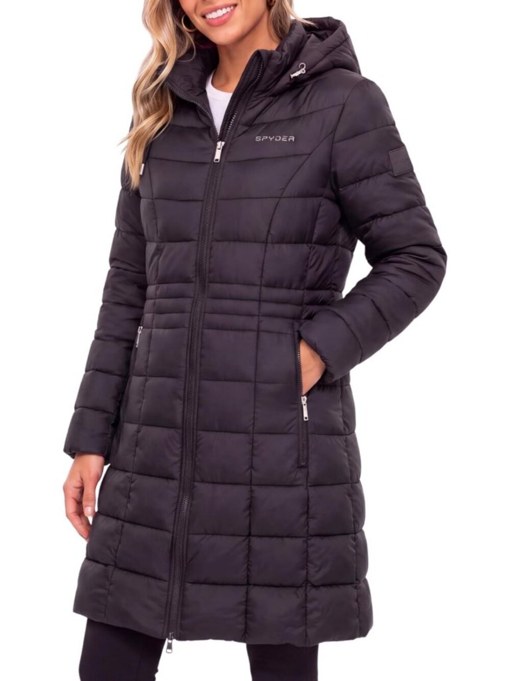 Lightweight Packable Puffer Jacket with Hood for Women - Travel-Friendly